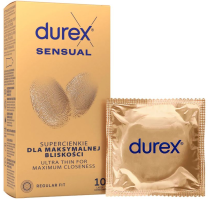 Durex Sensual – tenké kondomy (10 ks)