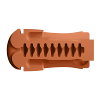 MAXTASY VIBRATION MASTER SLEEVE - Realistic Caramel
