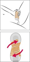 Tenga Spinner Shell Beads
