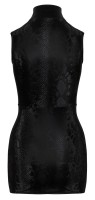 Cottelli snakeskin tight short dress black