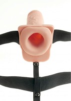 Dutý připínací strap-on Mitch (18,7 cm), tělový