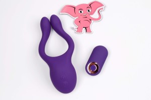 Párový vibrátor Double-Sided s dálkovým ovládáním (15 cm)