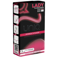 UNIQ - LADY CONDOM LATEX FREE FEMALE CONDOMS WITH GARTER BELT 3 UNITS