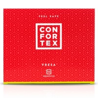 Confortex - Strawberry Condom, 144 pcs