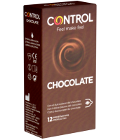 Control Single: Chocolate, 12 condoms with chocolate flavour