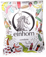 Einhorn Condoms: Penisgegenstände, 7 condoms in the chips bag