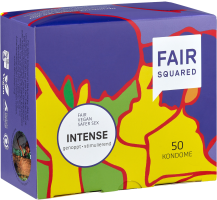 Fair Squared Maxi-Pack: Intense, 50 Fair Trade condoms