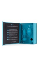 b-Vibe Vibrating Jewel anální kolík S/M tyrkysový
