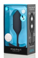 b-Vibe Snug Anální kolík 4 černý