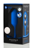 b-Vibe Snug Plug 4 Modrý