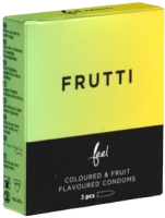 Feel «Frutti» smooth condoms with fruity flavour