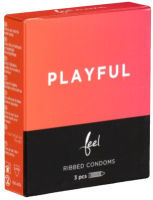 Feel «Playful» condoms with intense ribs - stimulating for HIM