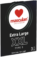Masculan Single: Typ 5 (XXL), 3 condoms