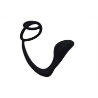 Anální kolík s erekčními kroužky Ball Ring & Plug (22,5 cm)