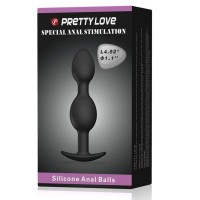 Pretty Love Těžké kuličky Silikonový anální kolík 3