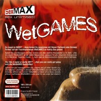 SexMAX WetGAMES sex-lůžkovina, 180 x 220 cm, černá