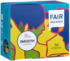 Fair Squared Maxi-Pack: Smooth, 50 Fair Trade condoms