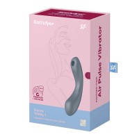 Satisfyer Curvy Trinity 1 modrošedý