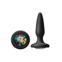 Glams Mini Rainbow Gem - anální kolík s duhovým drahokamem