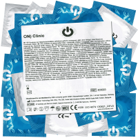 On) Bulk-Pack: Clinic, dry condoms without reservoir 100 pcs