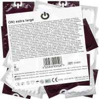 On) Bulk-Pack: Extra Larg  wide condoms