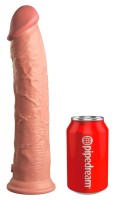 KCE 11 Dildo z dvouvrstvého silikonu Světlý