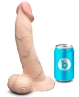 b-vibe slipskin 10" zakřivené dildo