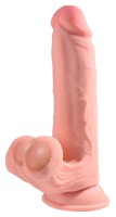 Triple Density Dildo s Pohyblivými Varlaty
