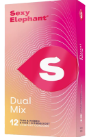Sexy Elephant – sada kondomů Dual Mix (12 ks)