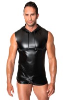 NOIR H081 Frenzy Sleeveless Hoodie