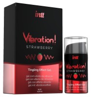 Vibration! Strawberry Tingling Gel (15 ml)