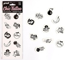 Chic Tattoo SET of 10 TEMPORARY TATTOOS - SPICY COLLECTION