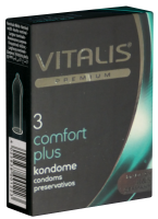 Vitalis Premium Single: Comfort Plus, condoms with large head