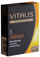 VITALIS Premium Single: Ribbed, condoms