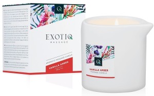Masážní svíčka Exotiq Vanilla Amber - 200g