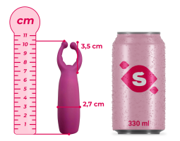 Minivibrátor na klitoris Tickle Me (10,4 cm)