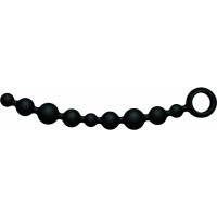 Anální kuličky černé DLOUHÉ silikon JOYBALLS ANAL WAVE LONG BLACK