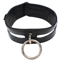 ROUGE Leather Fashion Collar Black