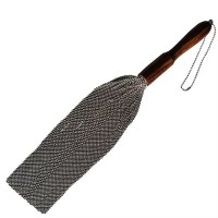 ROUGE Beaded Metal Flogger With Wooden Handle