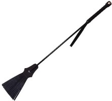 ROUGE Leather Tasselled Riding Crop