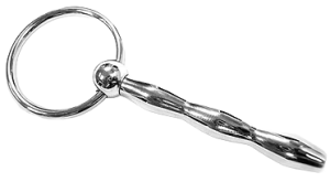 ROUGE Stainless Steel Hollow Ribbed Urethral Probe