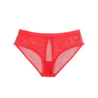 Red Sexy Mesh Hollow Back Women Panty