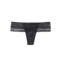 Black sexy lace low waist women panty