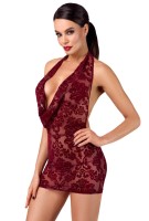 NOIR F385 Kink Royal Cascade Mini Dress