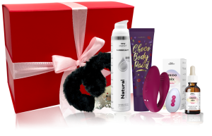 Valentýnská sada pro oba + dárkové balení zdarma