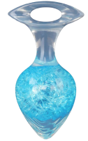 Anální kolík Blue Glimmer (8,7 cm)