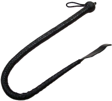 ROUGE Leather Devil Tail Whip (1 Metre Long)