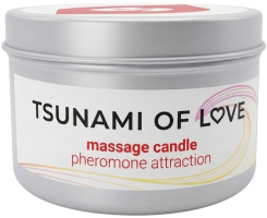 Masážní svíčka Tsunami of Love Pheromone Attraction (100 ml)