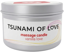 Masážní svíčka Tsunami of Love Vanilla Love (100 ml)