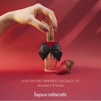 Hřejivý masážní olej Bijoux Indiscrets Light My Fire